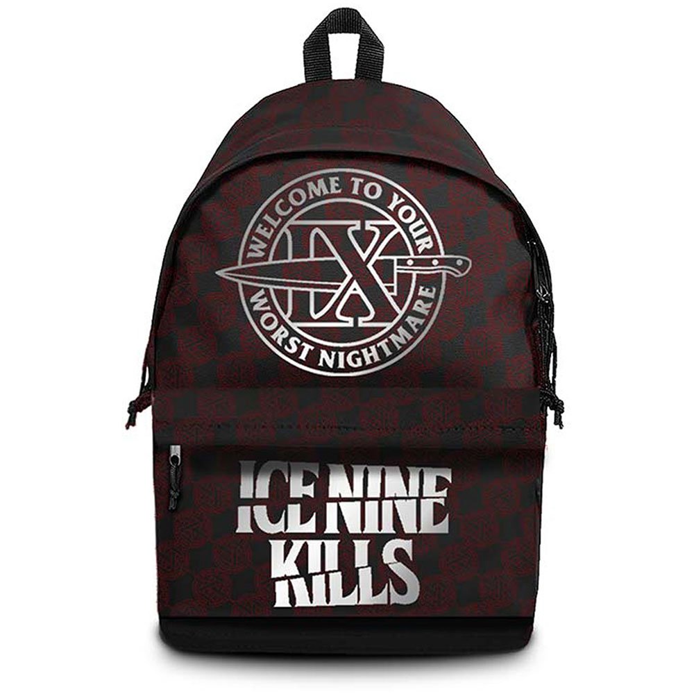 Rocksax Ice Nine Kills - Welcome Nightmare Rugtas - Zwart/Rood